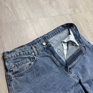 Vintage 90's Polo Ralph Lauren Jeans Men's Size 32 32x30 Light Wash Distressed